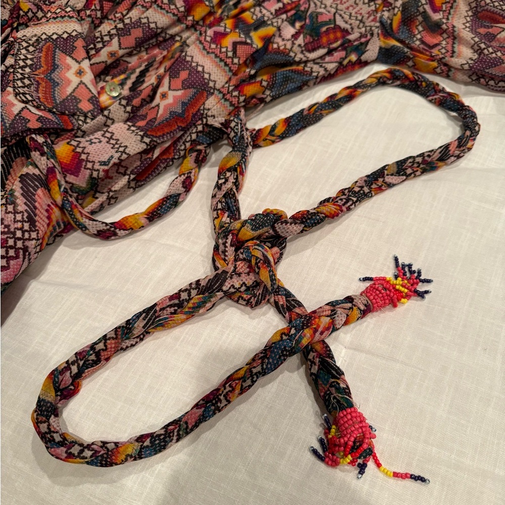 FARM Rio Multicolor Geometric Maxi Dress - Picture 5 of 7